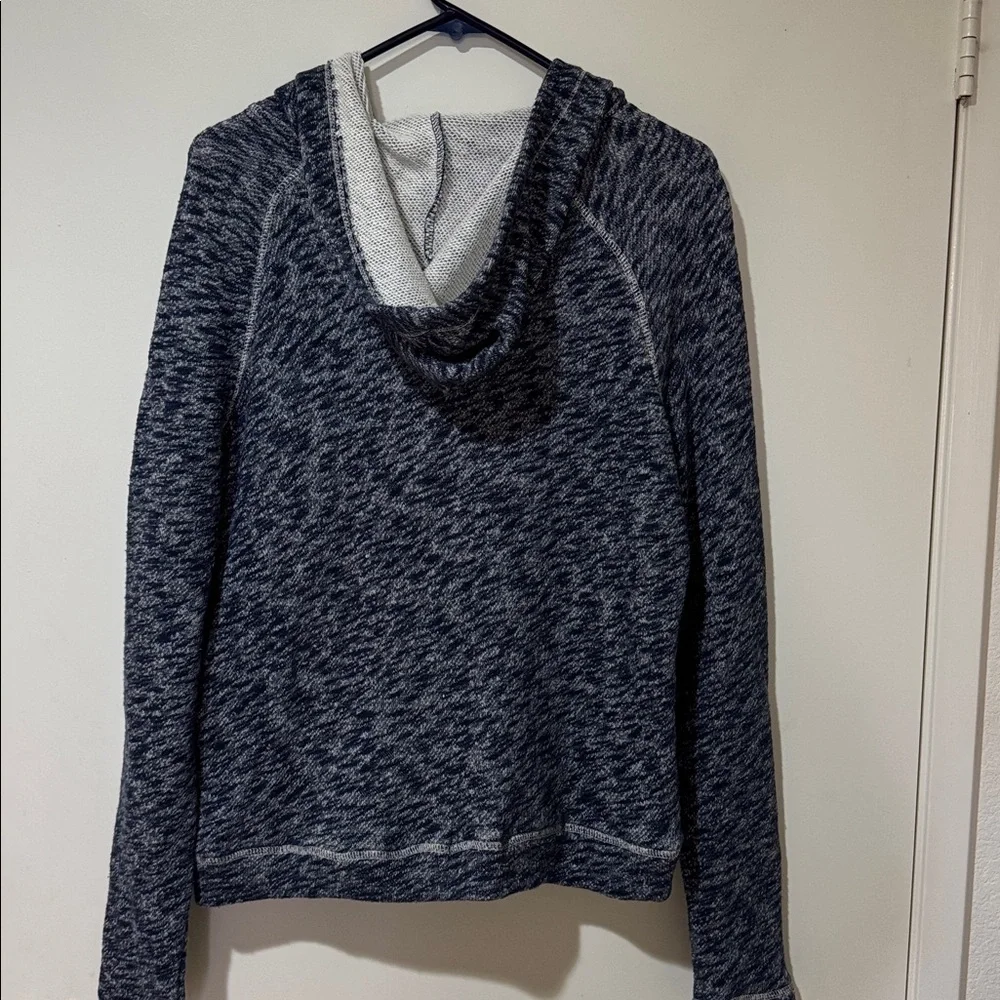 Billabong Navy and White Hoodie Jacket